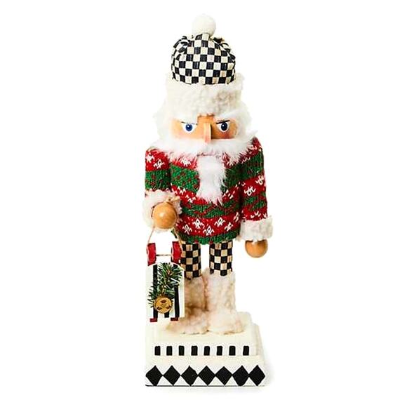 NEW Mackenzie Childs COZY CHRISTMAS Nutcracker Figurine - Picture 1 of 2